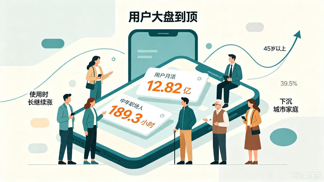 翻了翻 QuestMobile 的半年报，几个数字还挺有意思