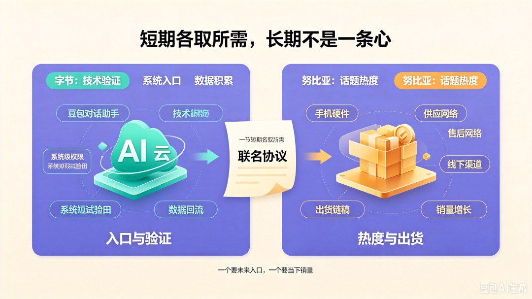苹果新机发布之际,豆包手机又出来蹭热度了